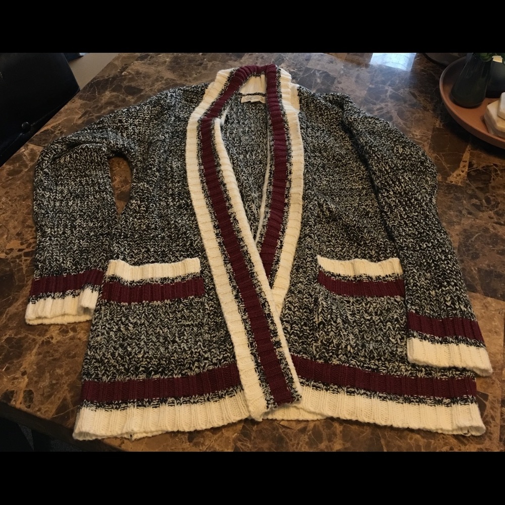 Preppy cardigan